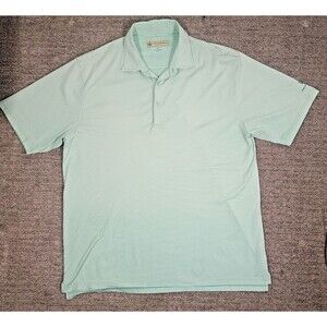 Donald Ross Sportswear Polo Men's XXL Green Striped  Dallas National